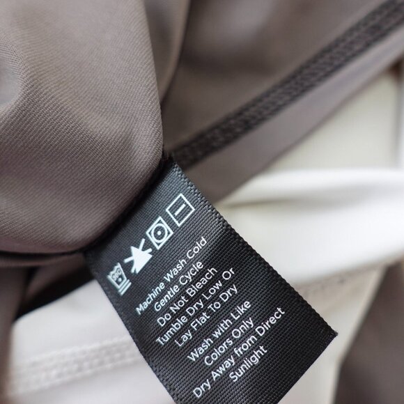 Alala Top Women Small Activewear Gray White Sports Colorblock Zip Back CANADA - Picture 12 of 13